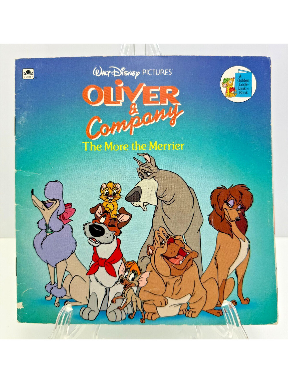 Vtg Oliver & Company The More the Merrier Childrens Book Disney Movie 1988